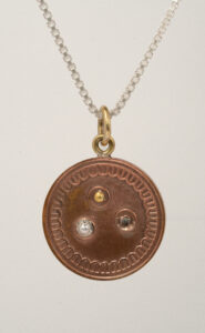 Five Metal Locket With Chain Silver For Kids - Image 3